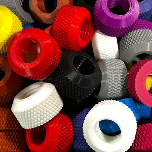 3-D Printed Lathe Thread Protectors