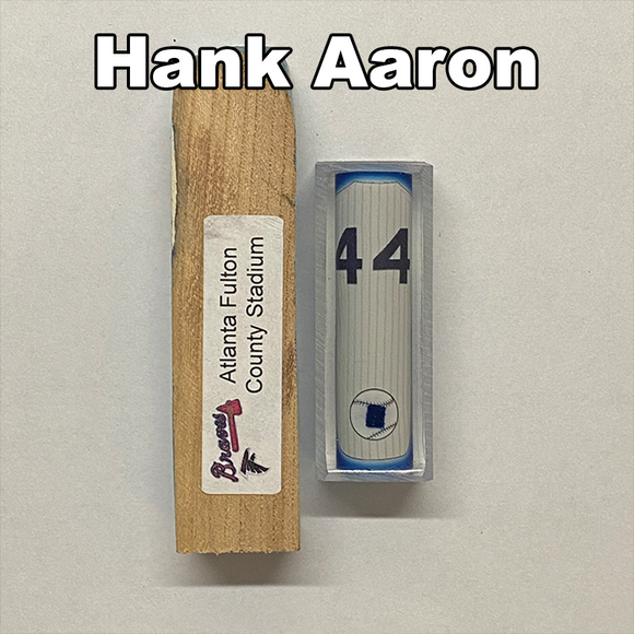 Aaron, Hank #44 - Game Played Relic