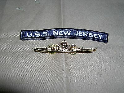 USS New Jersey BB-62 Ship Caps 