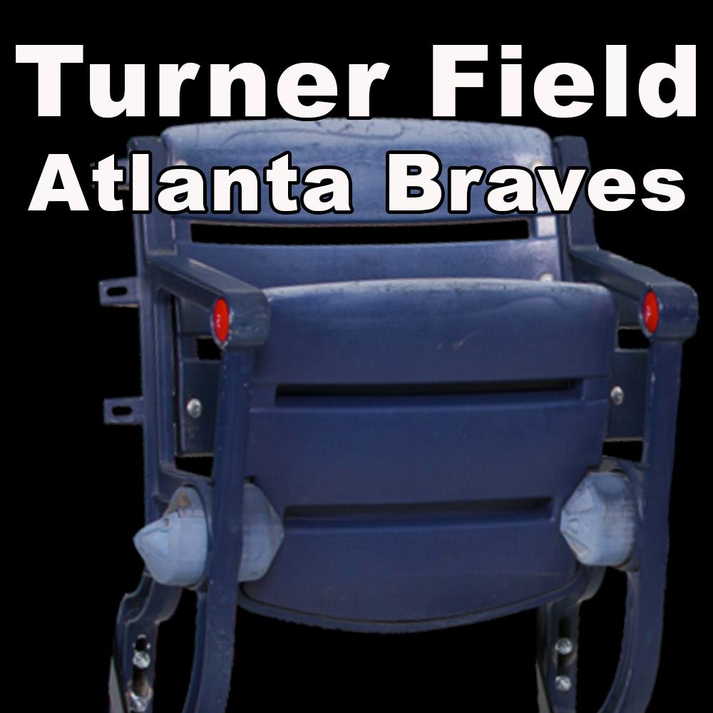 Atlanta Braves Pen (Turner Field Seat Relic) – 467 Woodworking