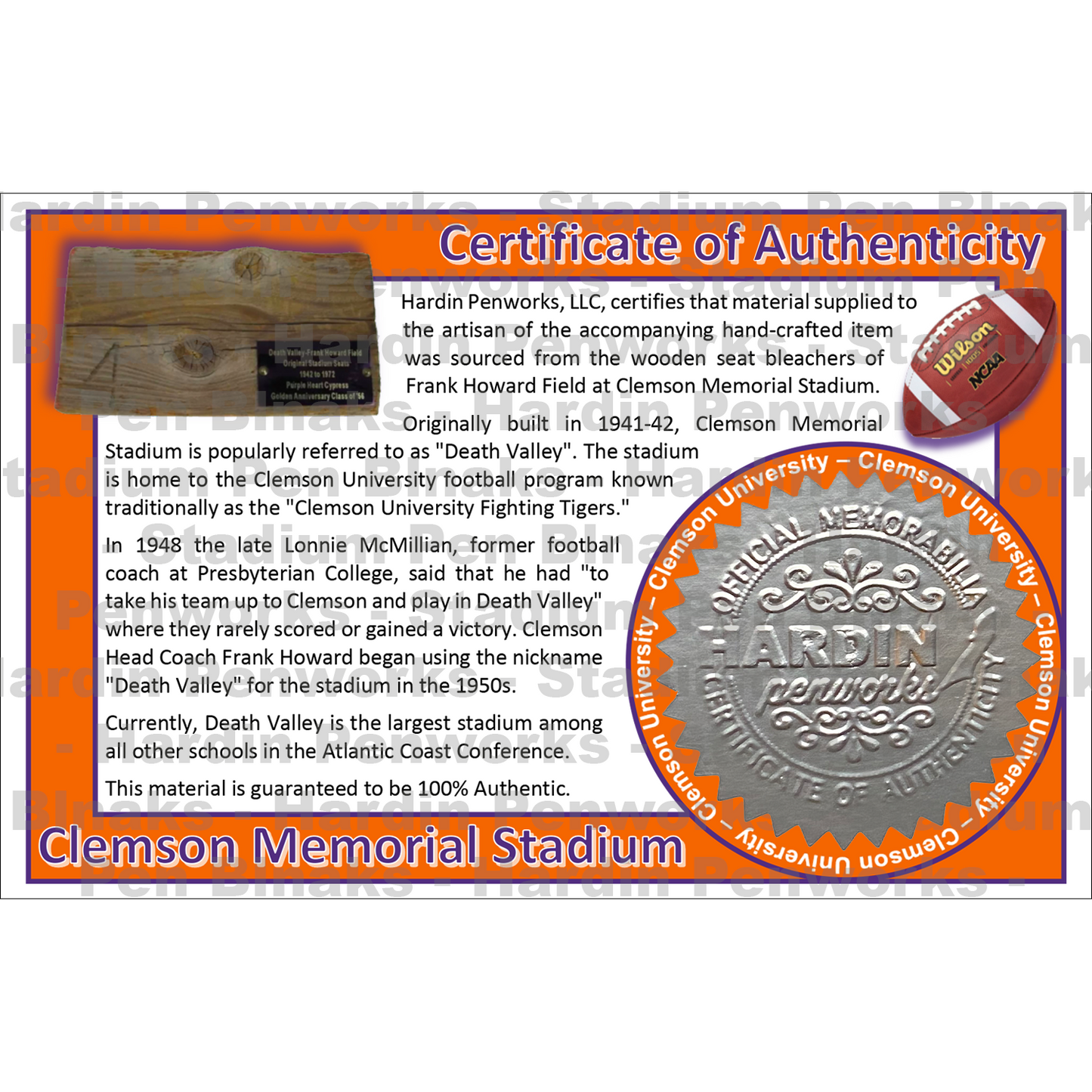 Clemson Memorial Stadium (Clemson University)