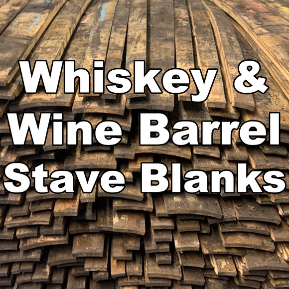 Whiskey & Wine Barrel Staves