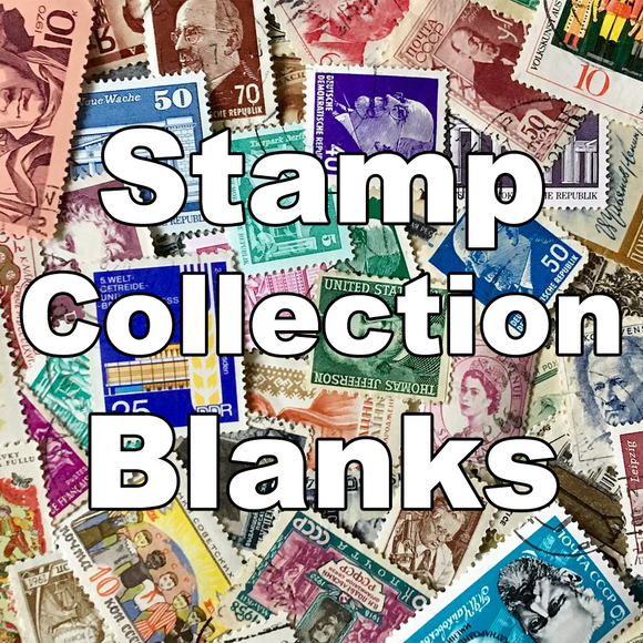 Stamp Collection Blanks