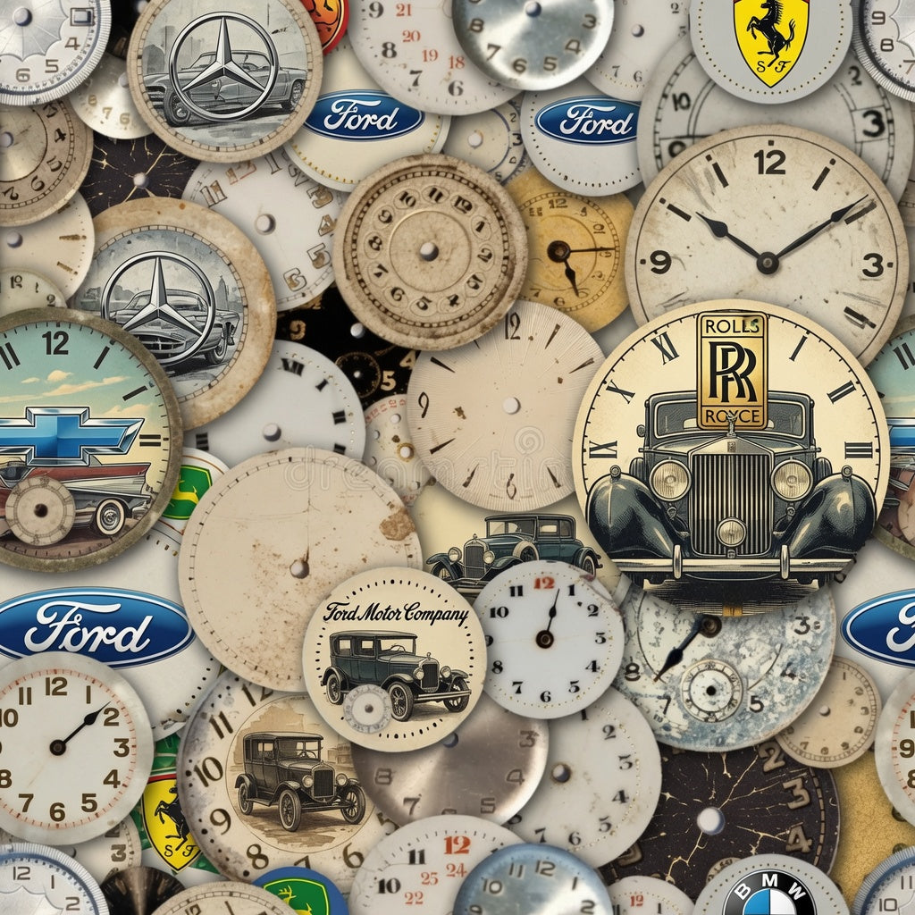 Steampunk Watch Face - Automotive - Made to Order