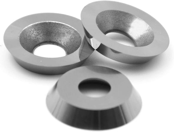 Round Carbide Cutters, 16mm Radius Square Carbide Cutter, 3-pack [16R]