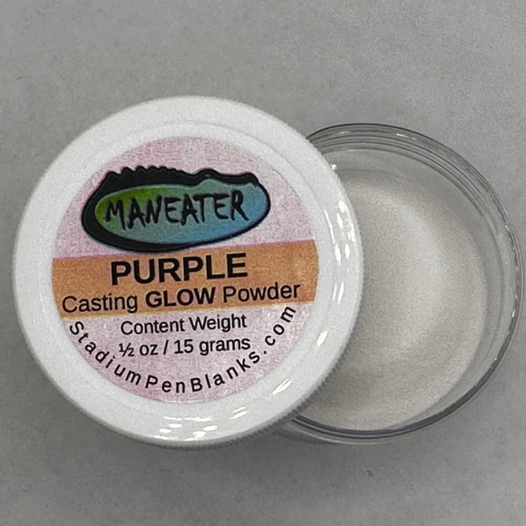 Maneater Casting GLOW Powder - Purple