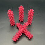 3D Printed Star Insert for 3/4" PVC Vertical Casting – pink – image 1
