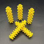 3D Printed Star Insert for 3/4" PVC Vertical Casting – yellow – image 1