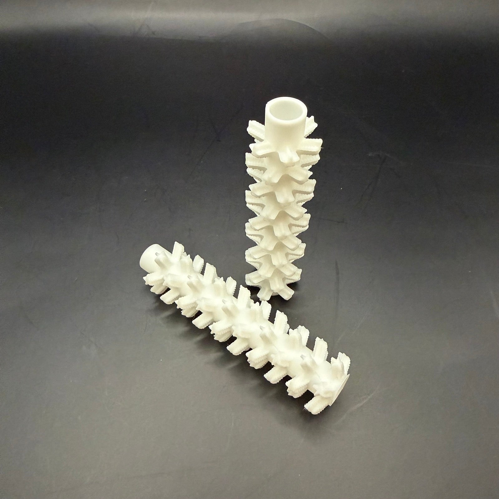 3D printed star insert for 3/4 inch PVC pipe | white