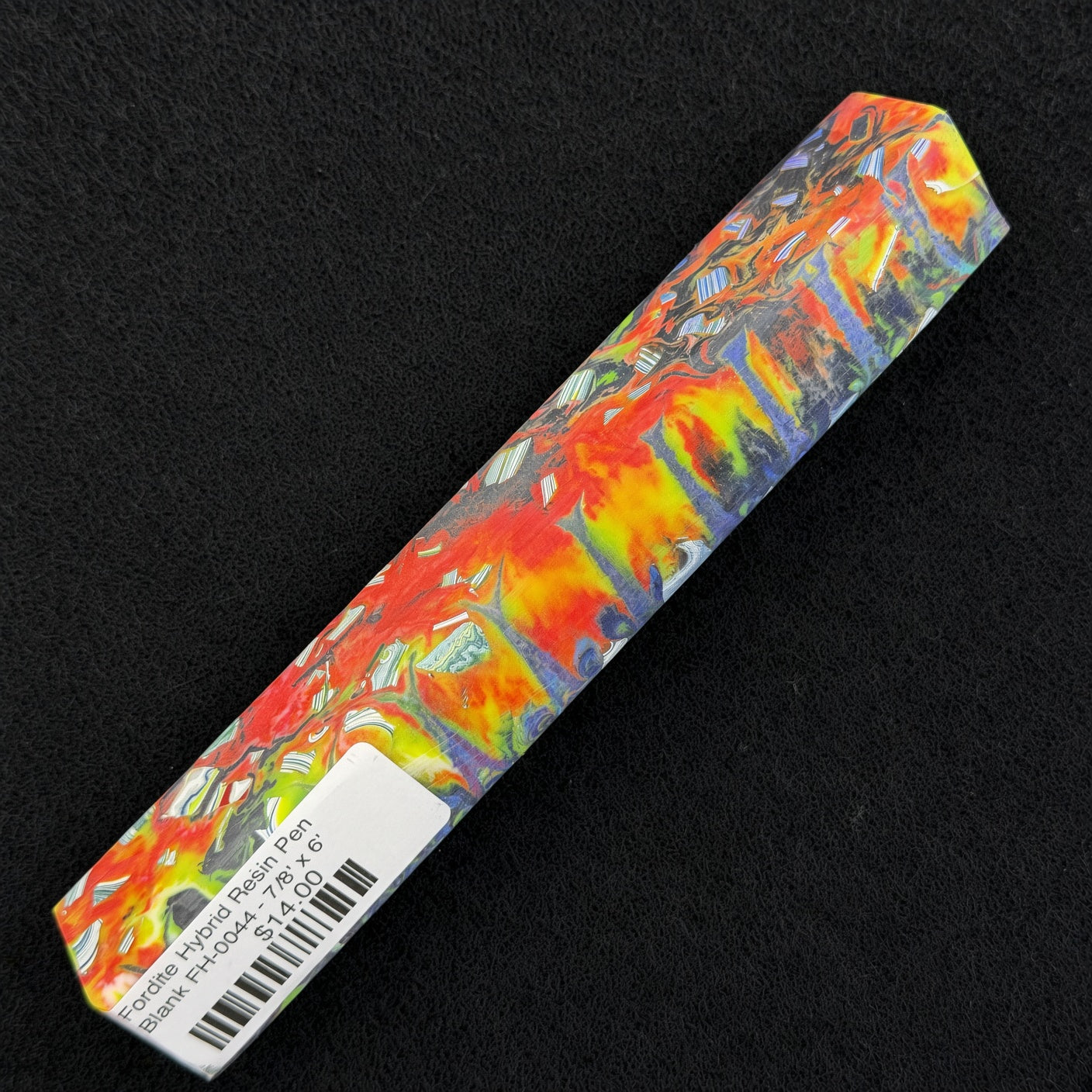 Fordite Hybrid Resin Pen Blank FH-0044 - 7/8" x 6"