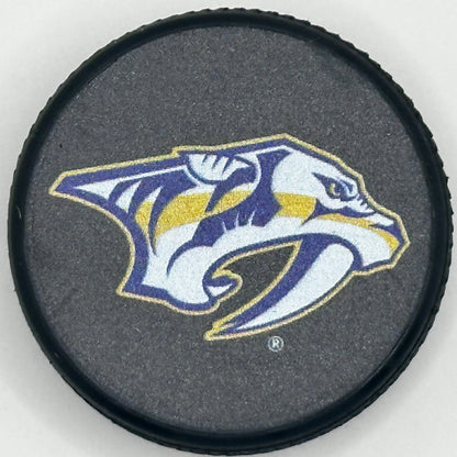 NHL Hockey Puck Mini with Team Logos