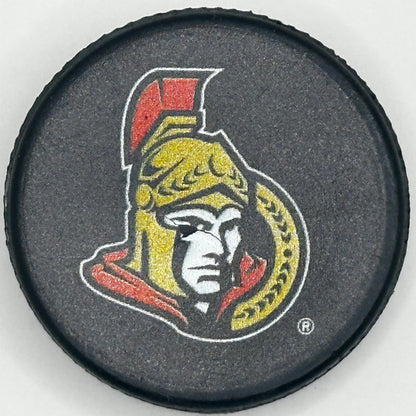 NHL Hockey Puck Mini with Team Logos