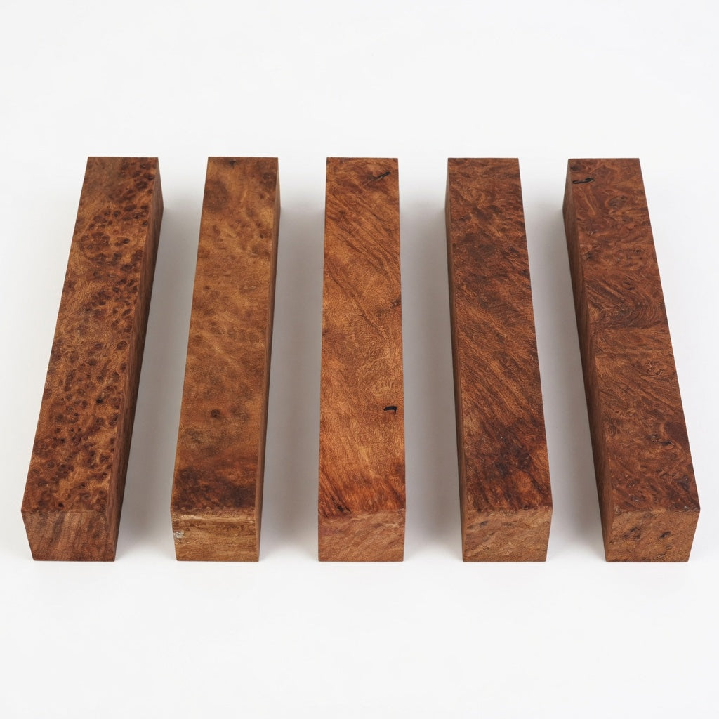 Amboyna Burl Wood Blanks