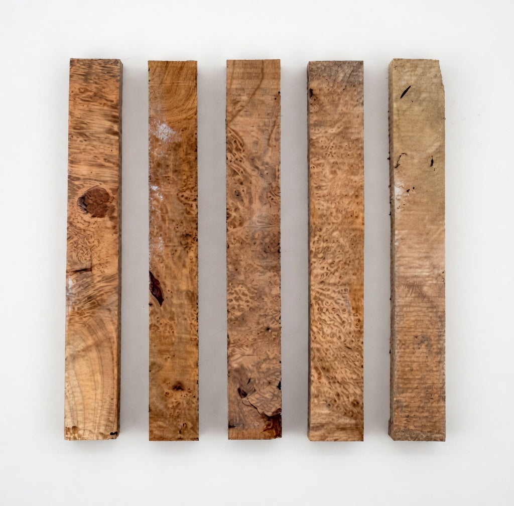 Big Leaf Maple burl/swirl Wood Blanks, [STABILIZED]