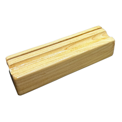 Wooden Pen Display Stand & COA Holder - Cherry, Walnut, or Maple