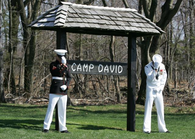 Camp David Cabin Wood Siding