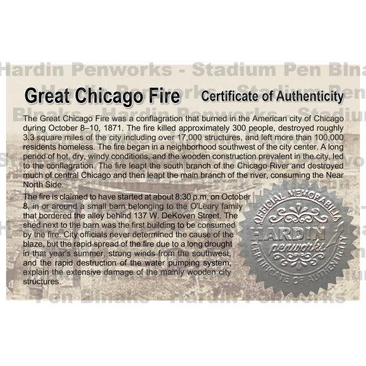 Great Chicago Fire of 1871