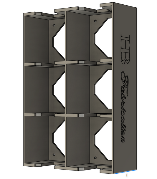 Milwaukee M18 8-battery holder wall mount – large capacity storage rack for M18 batteries