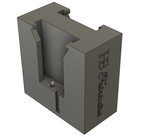 Compact 2-battery holder for Milwaukee M18 batteries – secure storage with two M18 batteries inserted