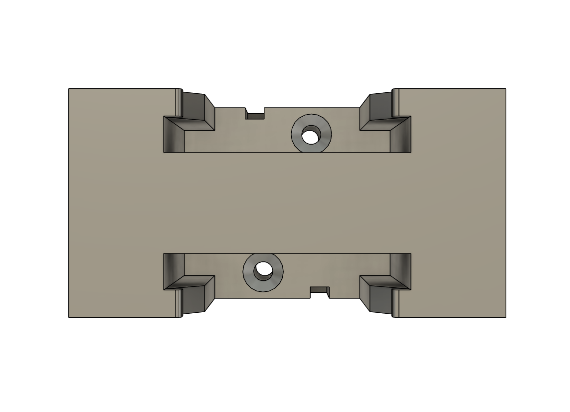 Empty compact M18 battery holder for 2 batteries – designed to fit all standard Milwaukee M18 REDLITHIUM batteries