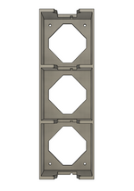 Milwaukee M18 battery organizer wall mounted in workshop