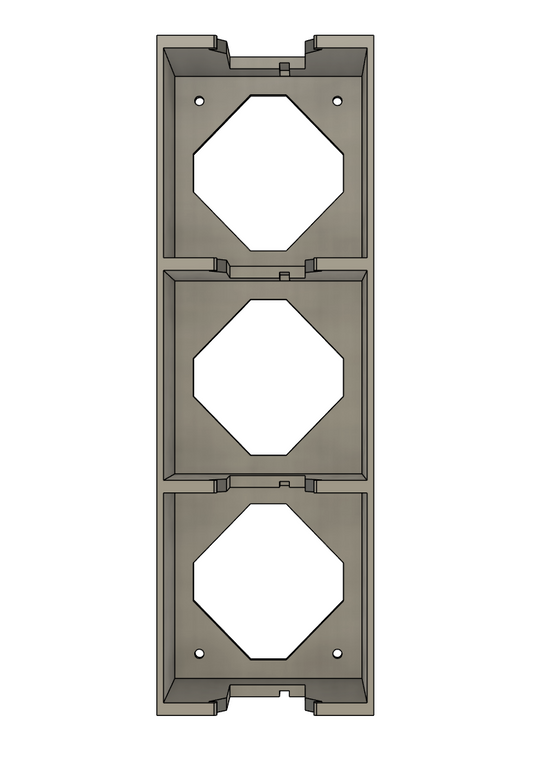 Milwaukee M18 battery organizer wall mounted in workshop