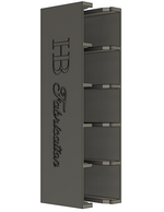 6-slot M18 battery organizer for Milwaukee 2.0Ah and larger batteries – secure lock-in design