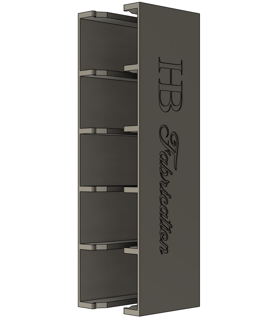 6-slot M18 battery organizer for Milwaukee 2.0Ah and larger batteries – secure lock-in design