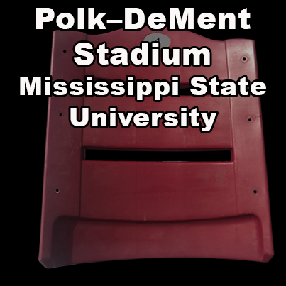 Polk–Dement Stadium (Mississippi State University) [Plastic Seats]