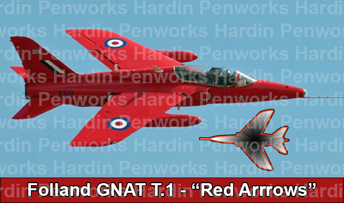 Folland Gnat T.1 "Red Arrows"
