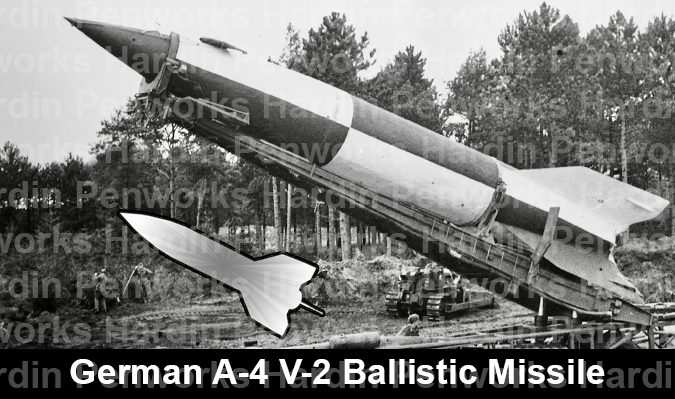 German A-4 V-2 Ballistic Missile - Vengeance Weapon 2