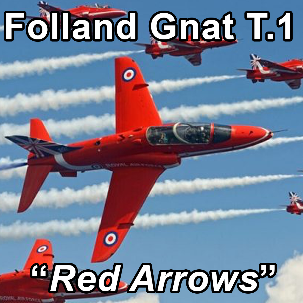 Folland Gnat T.1 "Red Arrows"