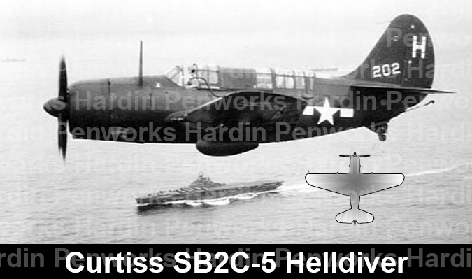 Curtis SB2C-5 Helldiver