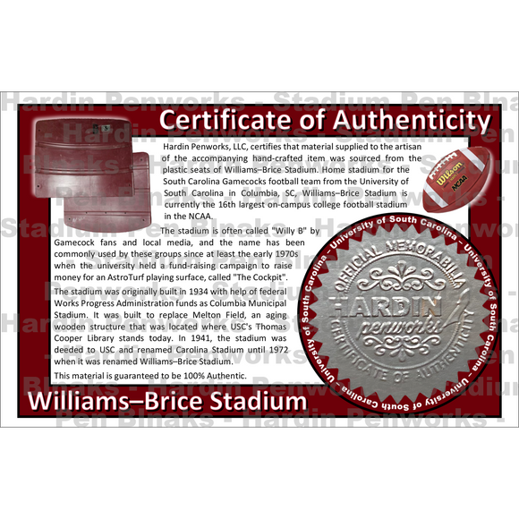 Williams–Brice Stadium ( University of South Carolina) [Plastic Seats]