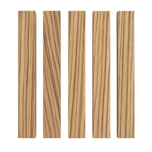 Zebrawood Pen Blanks - Premium Exotic Wood