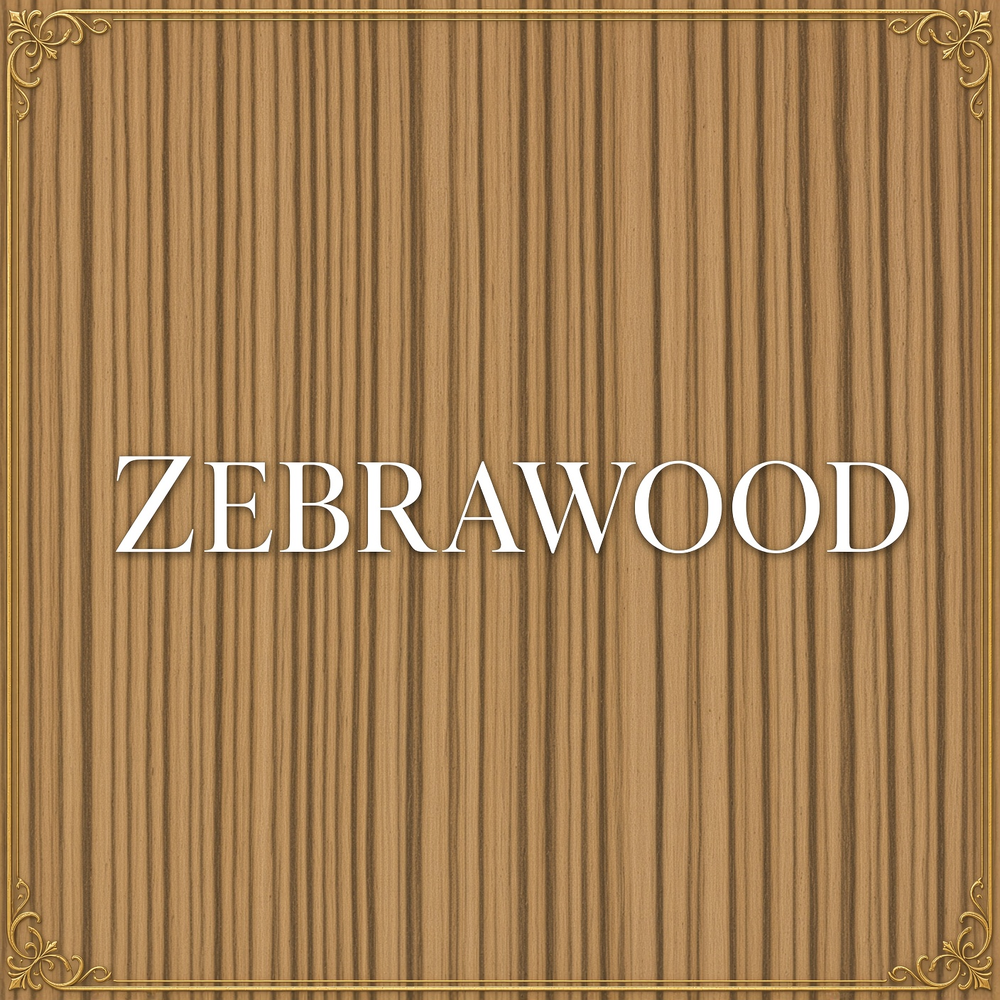 Zebrawood Pen Blanks - Premium Exotic Wood