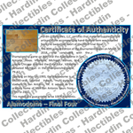 Image of certificate of authenticity for Alamodome (2018 Final Four) Villanova University - front