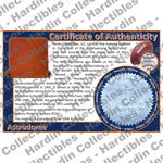 Image of certificate of authenticity for Astrodome (Houston Astros) [PLASTIC] - front