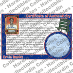 Image of certificate of authenticity for Banks, Ernie 