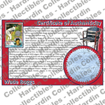Image of certificate of authenticity for Boggs, Wade 