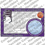 Image of certificate of authenticity for Cincinnati Gardens (Xavier University, Univers - cincinnati-royals-extra-coa - front