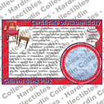 Image of certificate of authenticity for Citizens Bank Park (Philadelphia Phillies) [Wood] - front