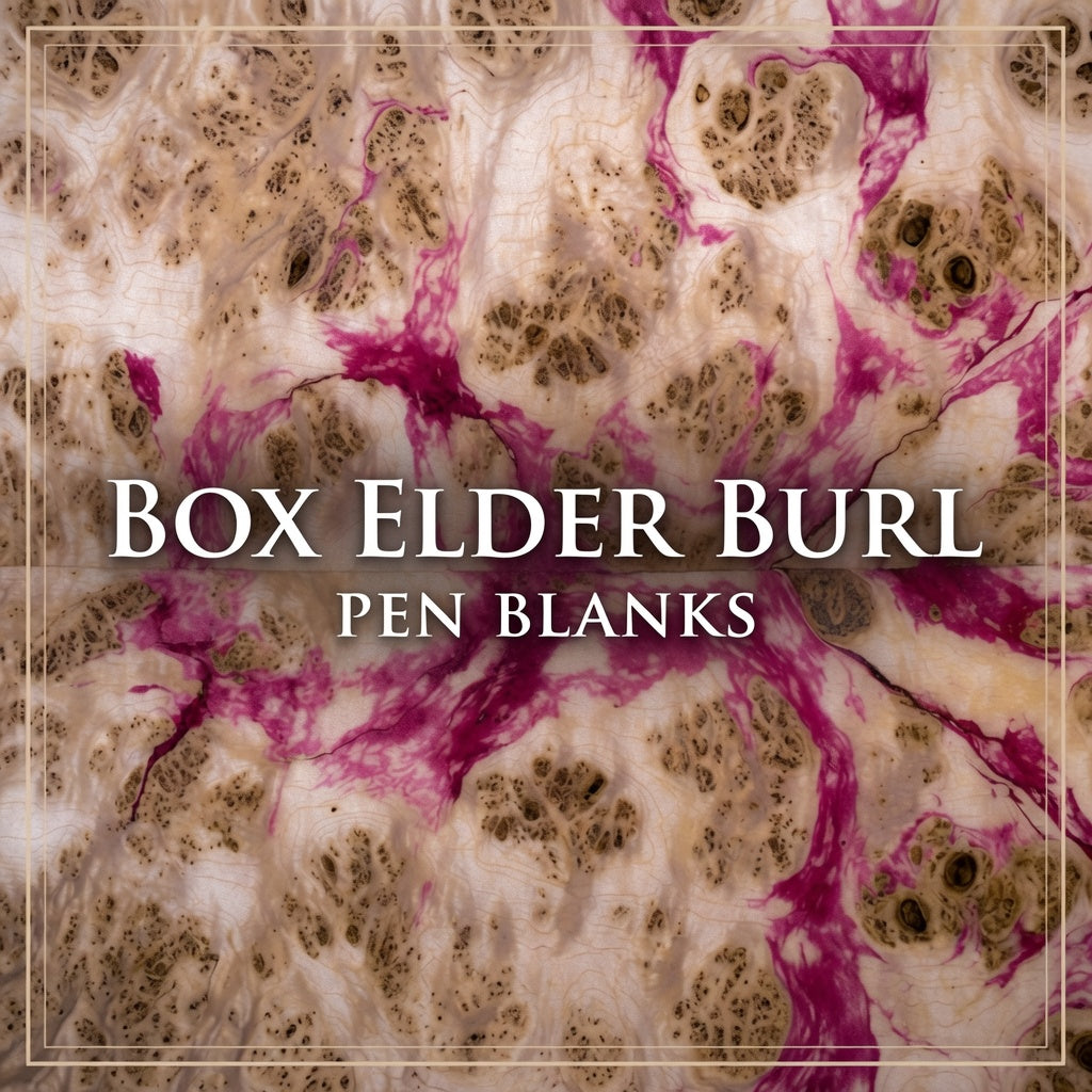 Box Elder Burl Pen Blanks – Premium Stabilized Turning Stock