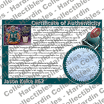 Image of certificate of authenticity for Kelce, Jason 