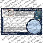 Image of certificate of authenticity for Mantle, Mickey 