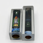 NASA Space Shuttle Embedded Pen Blanks – Atlantis – double-tube-set