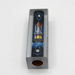 NASA Space Shuttle Embedded Pen Blanks – Endeavour – custom-single-tube-set – image 1