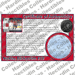 Image of certificate of authenticity for Backstrom, Nicklas 