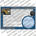 Image of certificate of authenticity for Kölzig, Olaf 