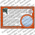 Image of certificate of authenticity for Oriole Park at Camden Yards (Baltimore Orioles) - front